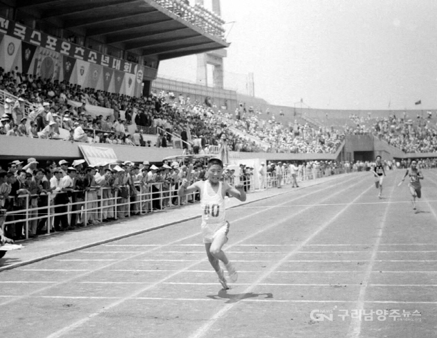1972년 제1회 전국스포츠소년 대회 육상(사진=국가기록원)