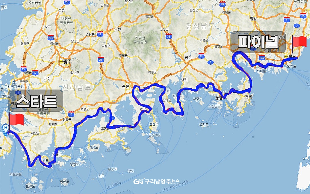 김용민 의원이 걷는 코스(사진 제공=김용민 의원실)