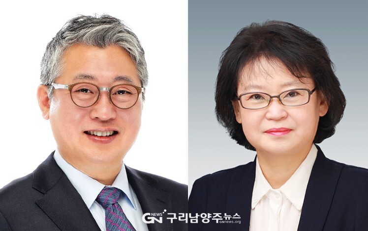 왼쪽 조응천 국회의원, 오른쪽 김미리 경기도의회 교육행정위원회 위원장