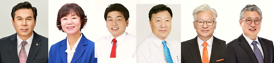 왼쪽으로부터 김구영, 김에스더, 김진만, 안만규, 김동문, 조응천